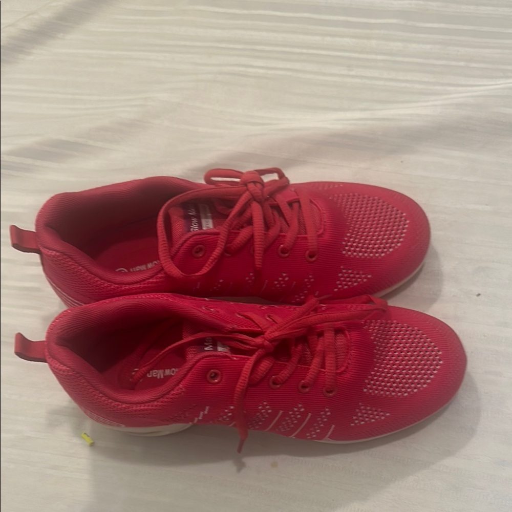 Slow man Red Athletic Shoes sz 8.5 women’s